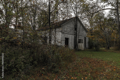 Abandoned barn in the Delaware Water Gap National Recreation Area