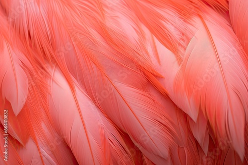 Flamingo Feather background.