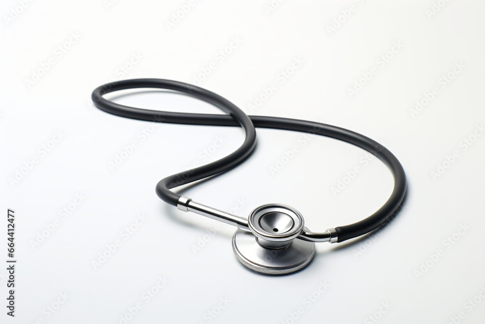 Stethoscope isolated on a white background Stethoscope isolated on a white background