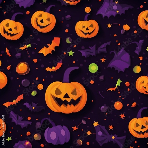 halloween party illustration background