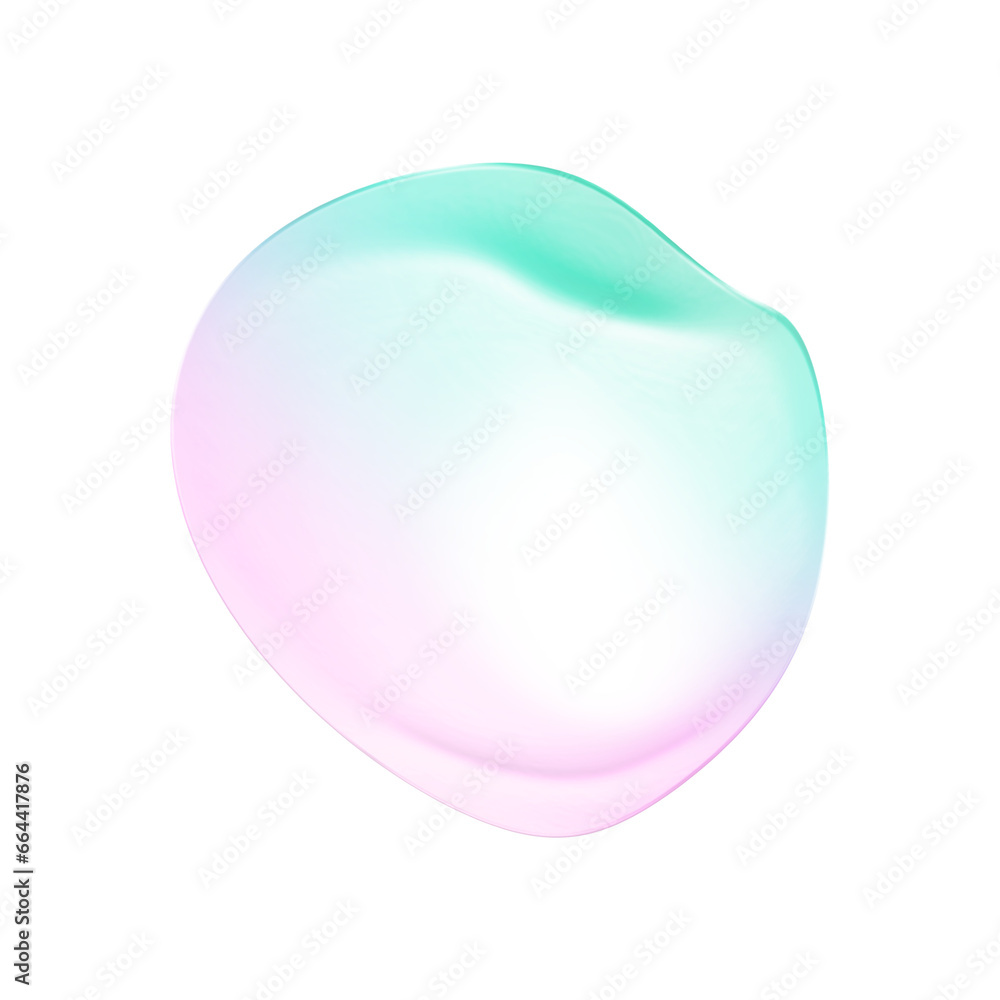 Pink And Green Abstract Transparent Blob Pink And Green Abstract Transparent Blob