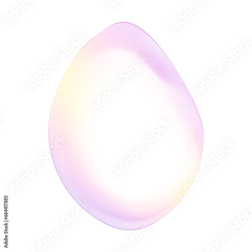 Pastel Abstract Transparent Blob