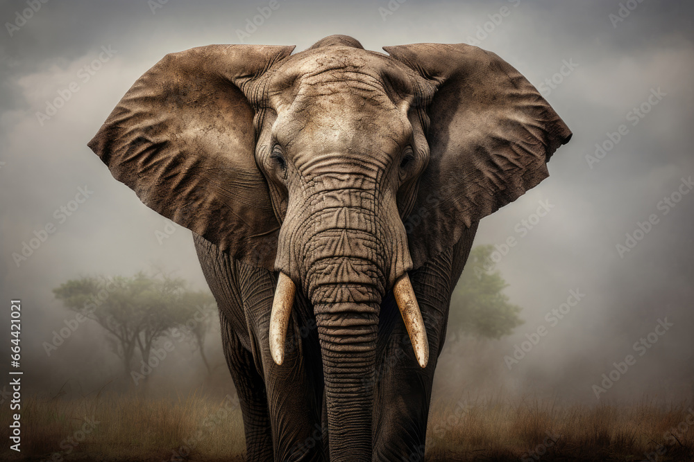 Obraz premium Portrait of Elephant