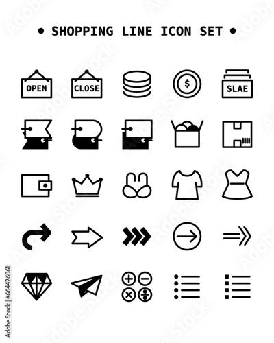Simple Black Line Icon