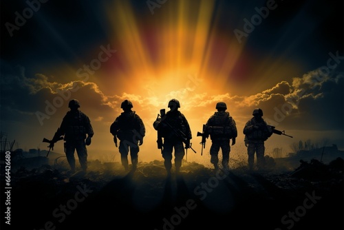 Ghost Soldiers uncover the solemnity and sacrifice within wars silhouettes © Muhammad Ishaq