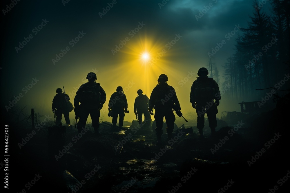 In Ghost Soldiers, the enigmatic silhouettes reveal haunting wartime tales In Ghost Soldiers, the enigmatic silhouettes reveal haunting wartime tales