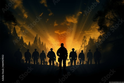 Silent Guardians reveals the profound stories within soldiers silhouettes