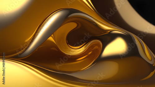 gold solution background banner golden silky smooth flow ads noble expensive mysterious