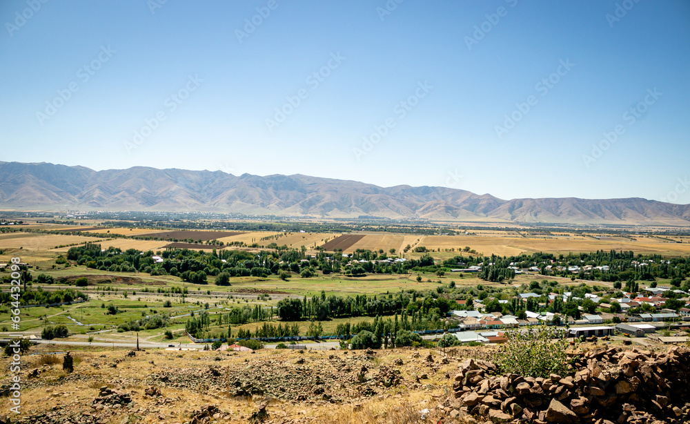 top view of south Kazakhstan nature, mountain and nature view