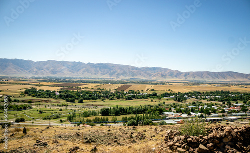 top view of south Kazakhstan nature  mountain and nature view