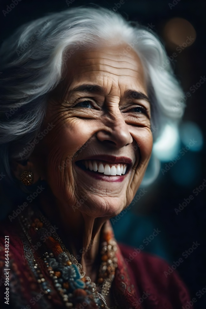 Portrait of Elderly Woman Portrait of Elderly Woman