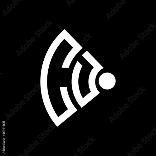 CD letter logo design.CD creative initial CD letter logo design. CD creative initials letter logo concept.
