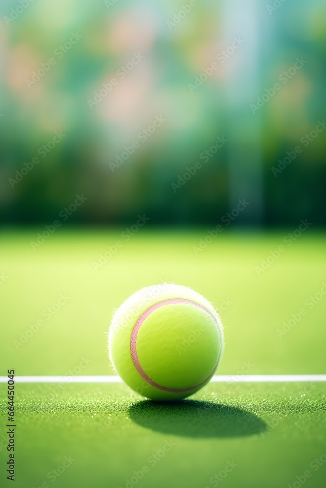 Ace Up Close: Tennis Ball in the Stadium