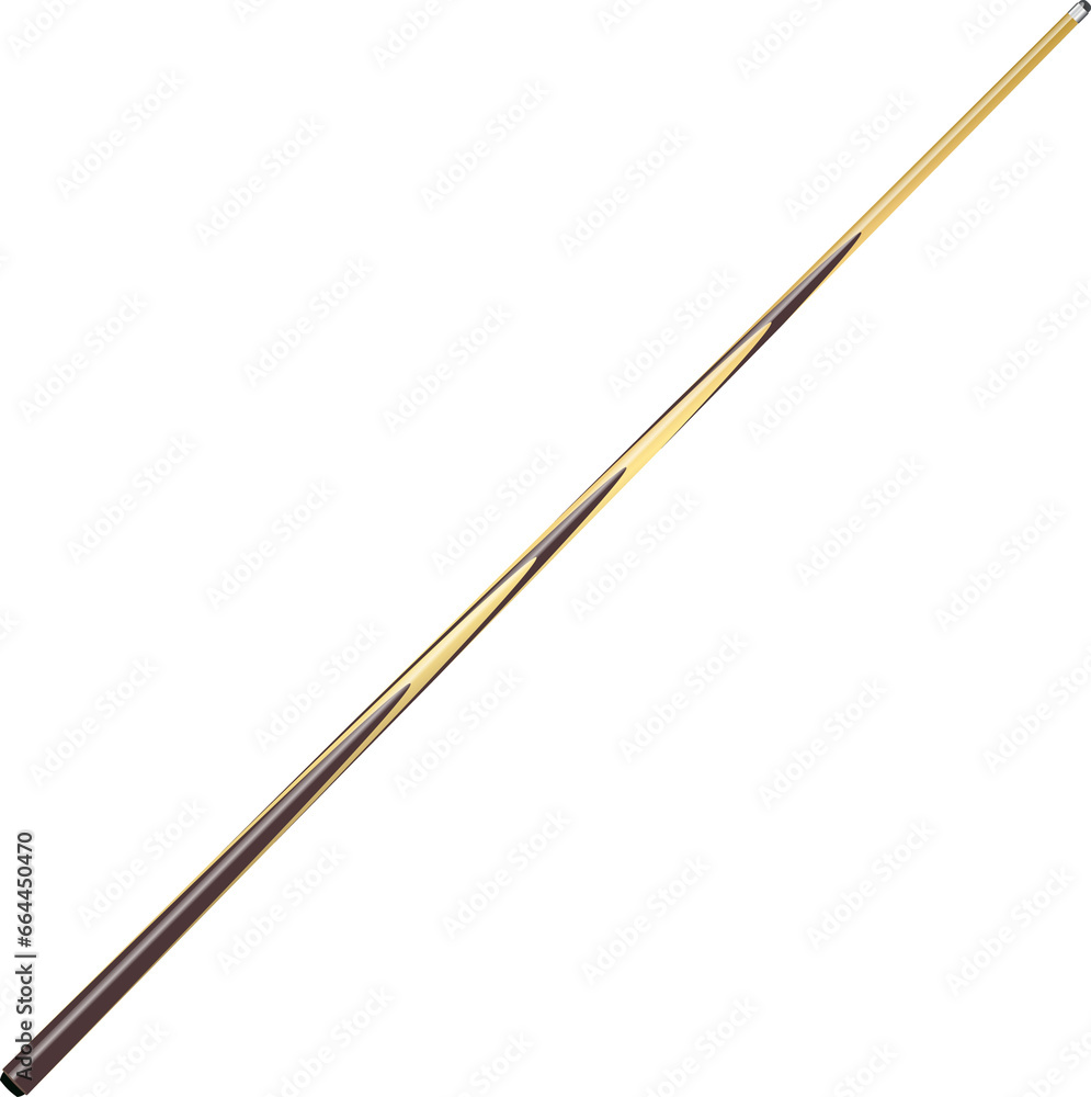 Billiard cues on green background. Snooker sports equipment. Vintage pool cue illustration. Billiard cues on green background. Snooker sports equipment. Vintage pool cue illustration.
