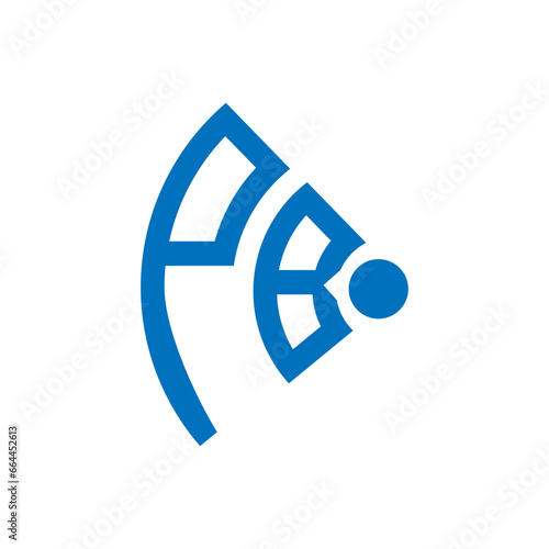 PB letter logo design.PB creative initial PB letter logo design. PB creative initials letter logo concept.
