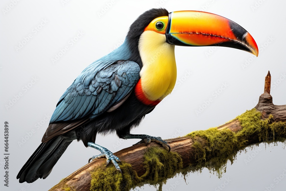 Naklejka premium yellow billed toucan