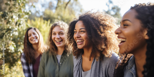 group of friends laughing