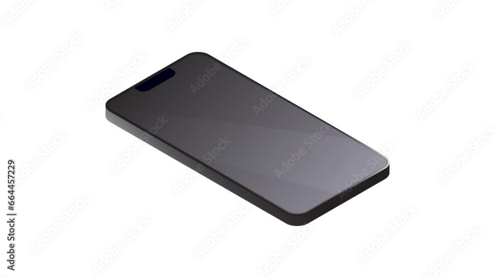 Cell Phone Motion Graphic Animation Icon with Transparent Background MOV 4K Cell Phone Motion Graphic Animation Icon with Transparent Background MOV 4K