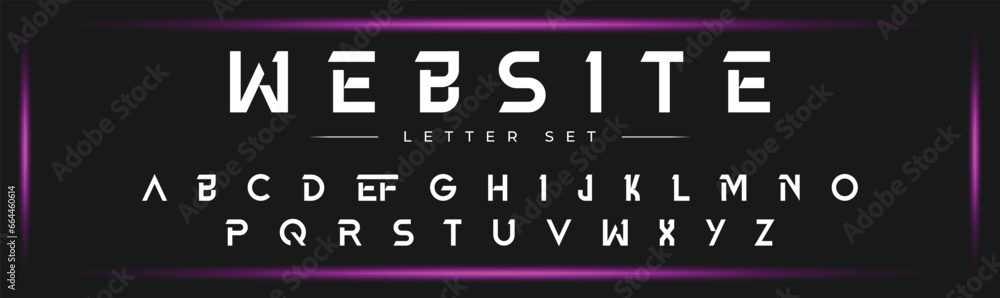 WEBSITE Luxury Minimal style alphabet fonts . Modern abstract vector typeface letters. Tech lines font typography logo design WEBSITE Luxury Minimal style alphabet fonts . Modern abstract vector typeface letters. Tech lines font typography logo design