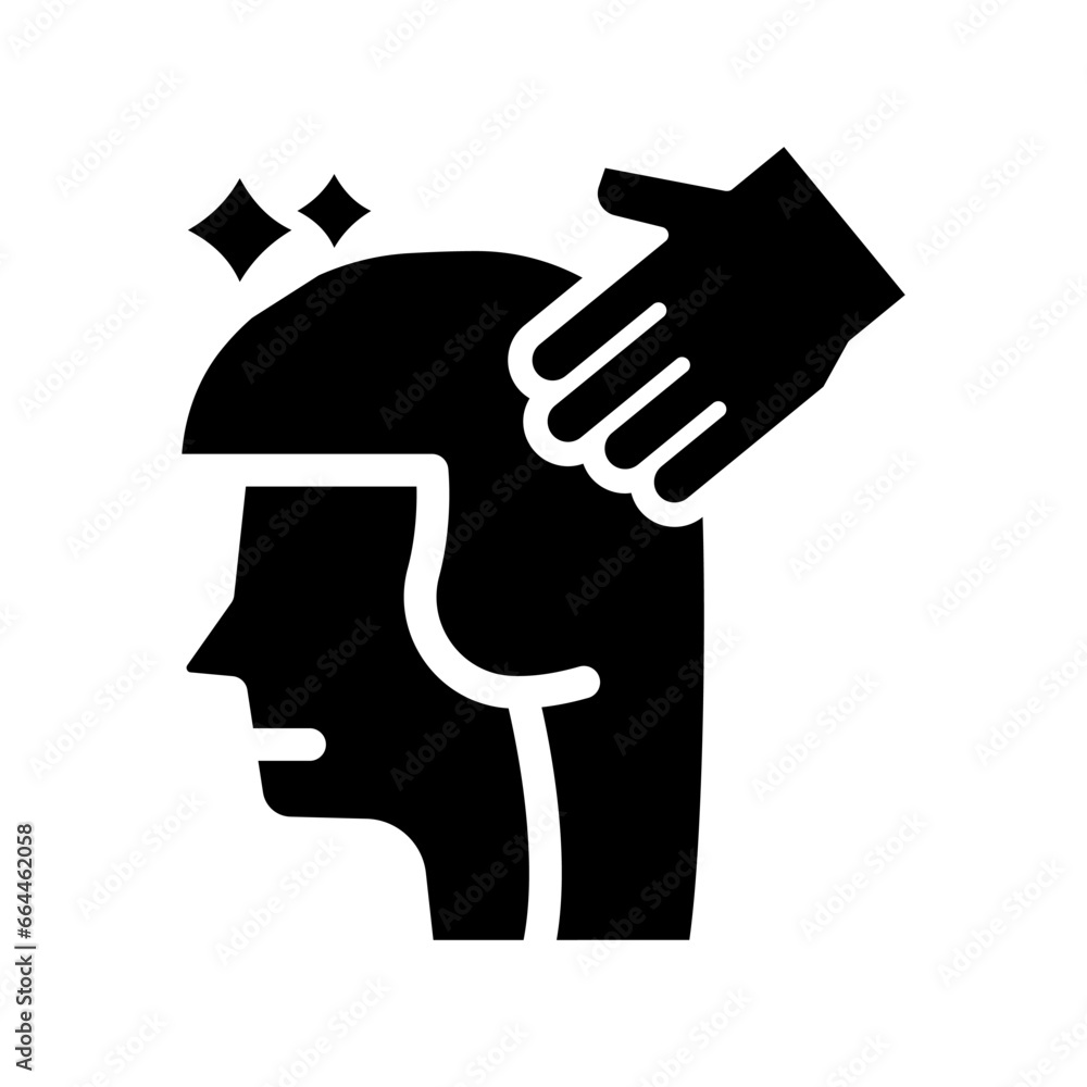 hair treatment glyph icon illustration vector graphic. Simple element illustration vector graphic, suitable for app, websites, and presentations isolated on white background hair treatment glyph icon illustration vector graphic. Simple element illustration vector graphic, suitable for app, websites, and presentations isolated on white background