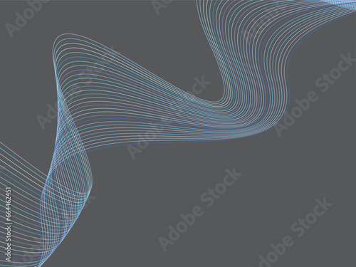 Vector abstract wave line colorful landing page flat background vector design	