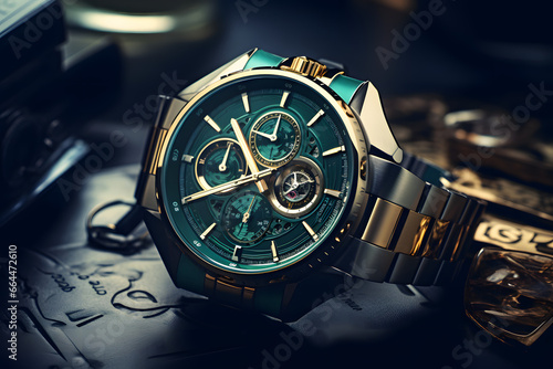 Luxury Watch Advertisement in Business Magazine