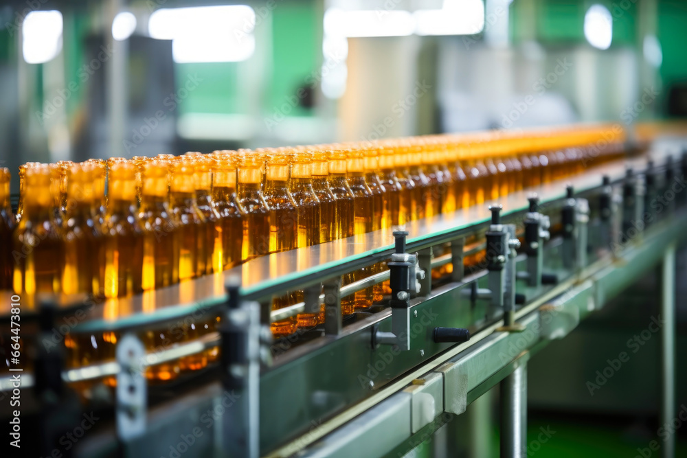 Extract Bottle Manufacturing Process in Motion