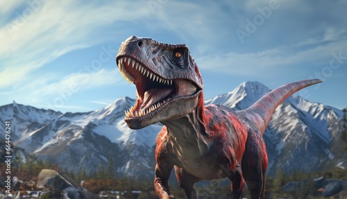 Tyrannosaurus rex prehistoric predator © misu