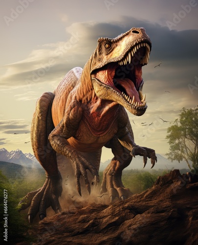 Tyrannosaurus rex prehistoric predator