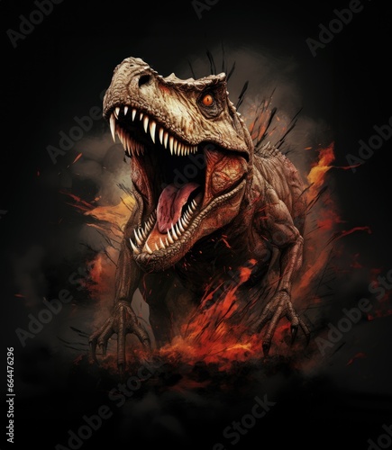 Tyrannosaurus rex prehistoric predator