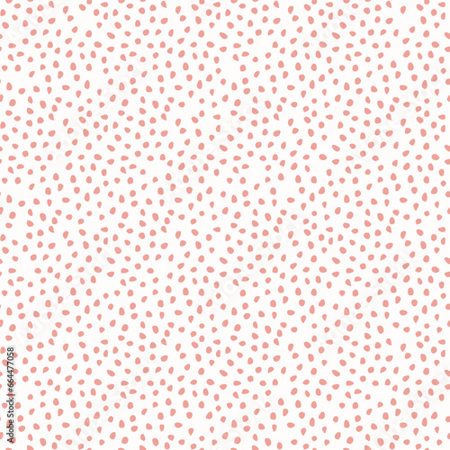 Seamless vector background with random elements. Abstract pink ornament. Seamless abstract pattern
