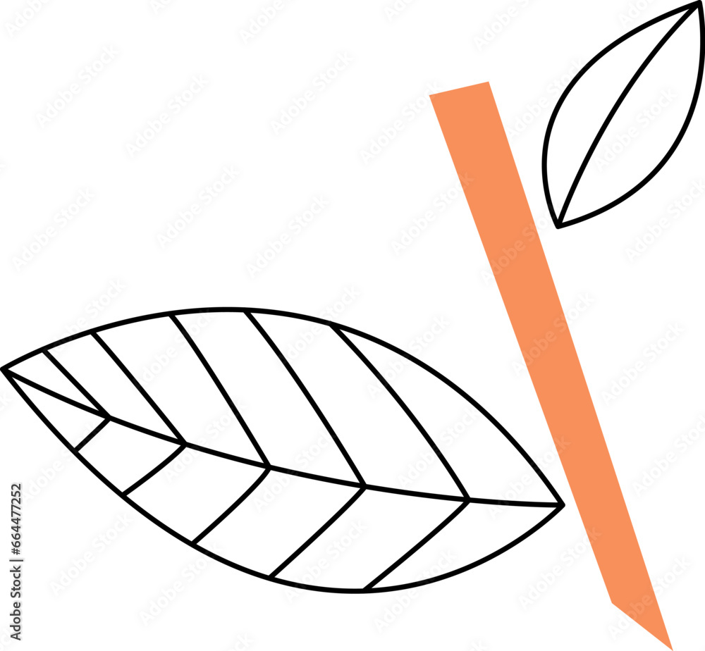 Geometrical Leaf Branch Geometrical Leaf Branch