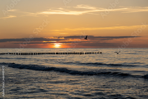 Obraz na płótnie Erholung an der Polnischen Ostsee w salonie