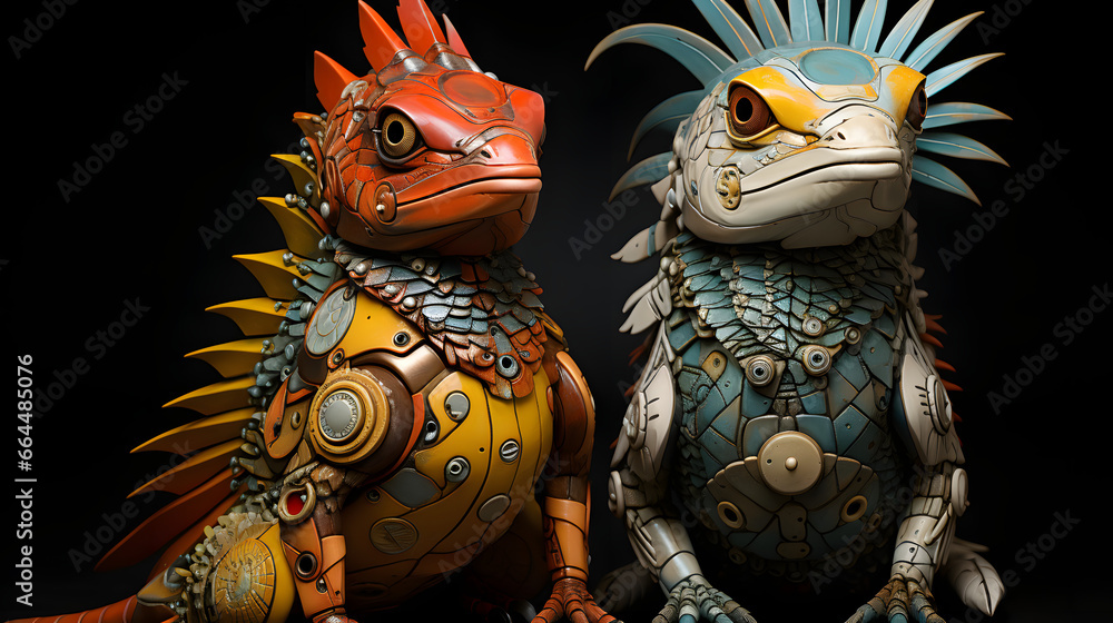 Fototapeta premium Surreal animals