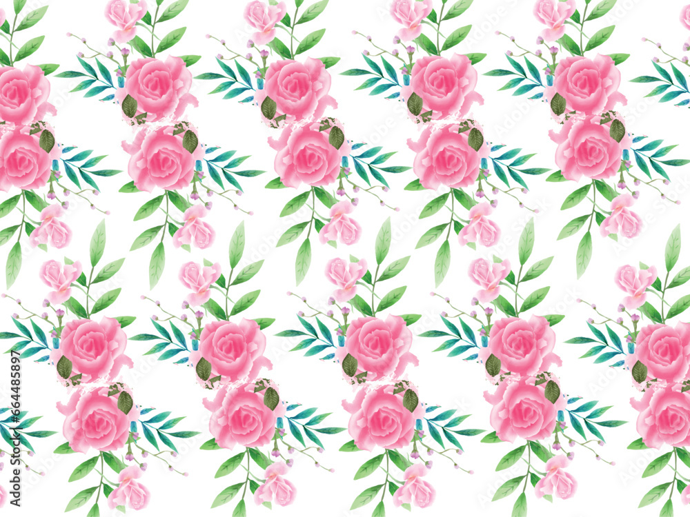 Fototapeta Vector seamless decorative geometric shapes pattern background	