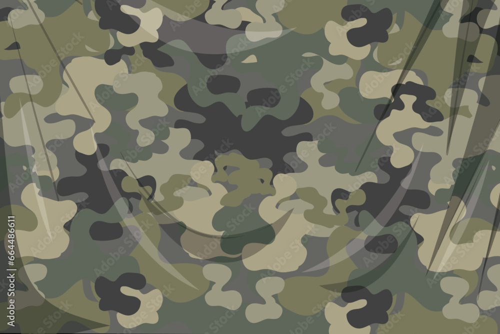 Fototapeta premium Army and military camouflage texture pattern background design 