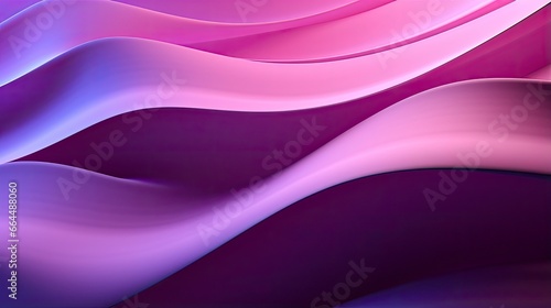 Abstract 3D image of digital waves in shades of pink and purple.