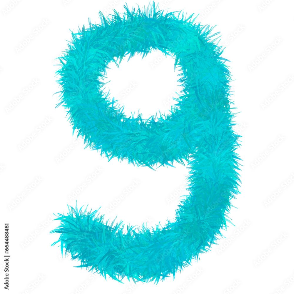 9 Nine Number Letter Font 9 Nine Number Letter Font
