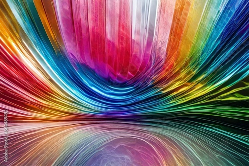 abstract colorful background with glowing lines generative AI tool