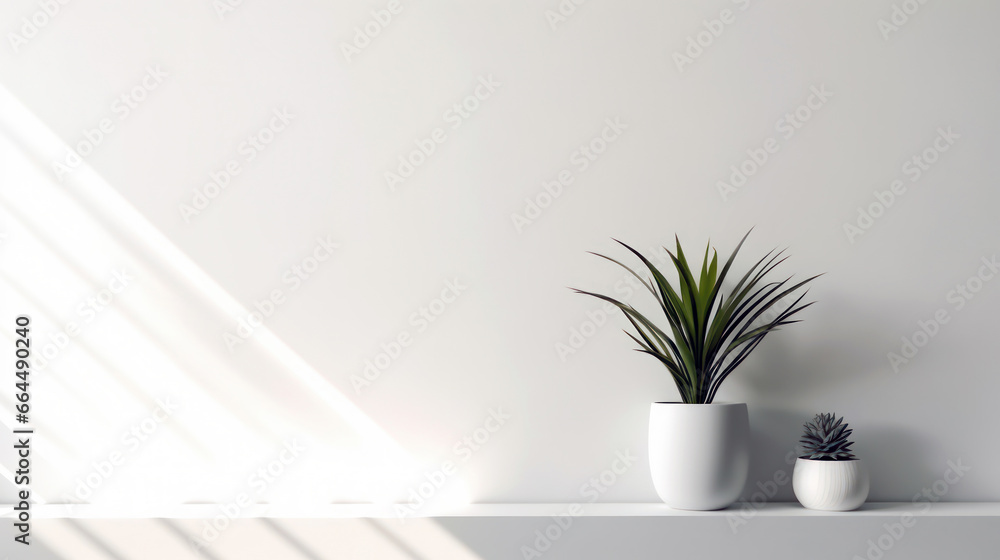 Minimalist White Background Generative AI Minimalist White Background Generative AI