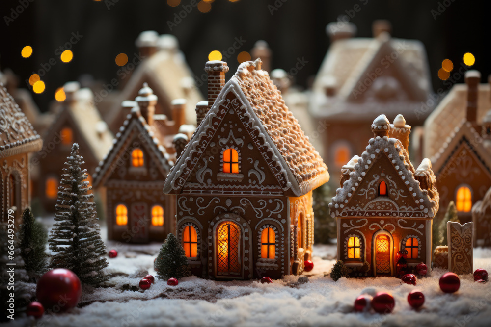 Festive Tiny Houses Create a Scene of Radiant Delight
