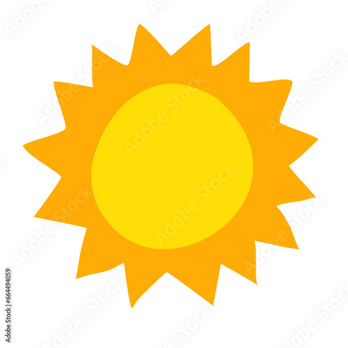 sun cartoon vector
