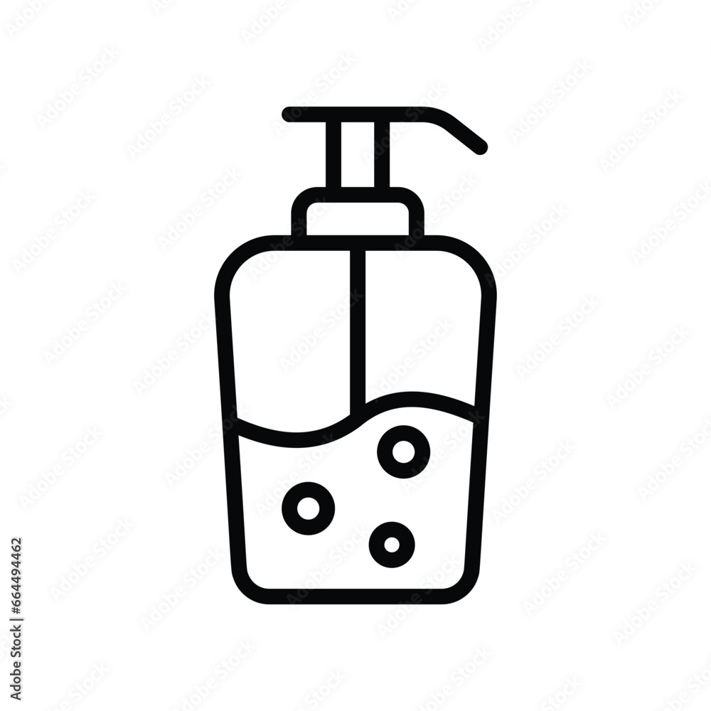 Facewash icon isolate white background vector stock illustration Facewash icon isolate white background vector stock illustration