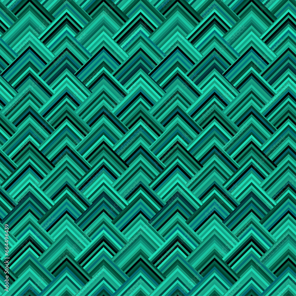 Seamless vector pattern. Tile herringbone geometric pattern . Emerald green malachite colors. Regular herringbone tile.. Seamless vector pattern. Tile herringbone geometric pattern . Emerald green malachite colors. Regular herringbone tile..