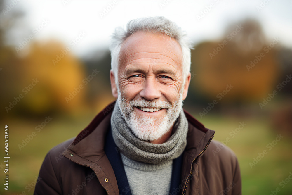 Photography of handsome nice man walking outdoors created with generative AI Photography of handsome nice man walking outdoors created with generative AI