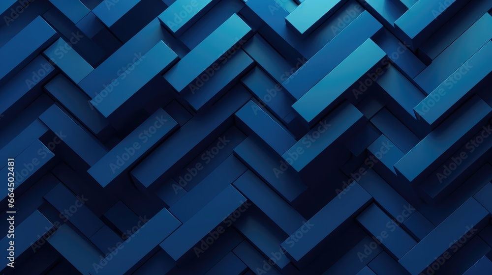 Illustration of abstract blue color background. Dynamic shapes composition