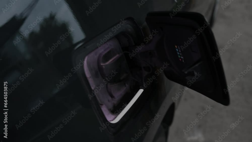 EV charging station for electric car in concept of green energy and eco power produced from sustainable source to supply to charger station in order to reduce CO2 emission . EV charging station for electric car in concept of green energy and eco power produced from sustainable source to supply to charger station in order to reduce CO2 emission .
