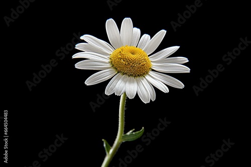 Isolated image of a chamomile or daisy flower. Generative AI