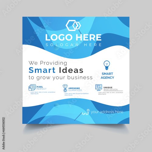 	
Vector digital marketing creative social media banner instagram post flyer template banner design