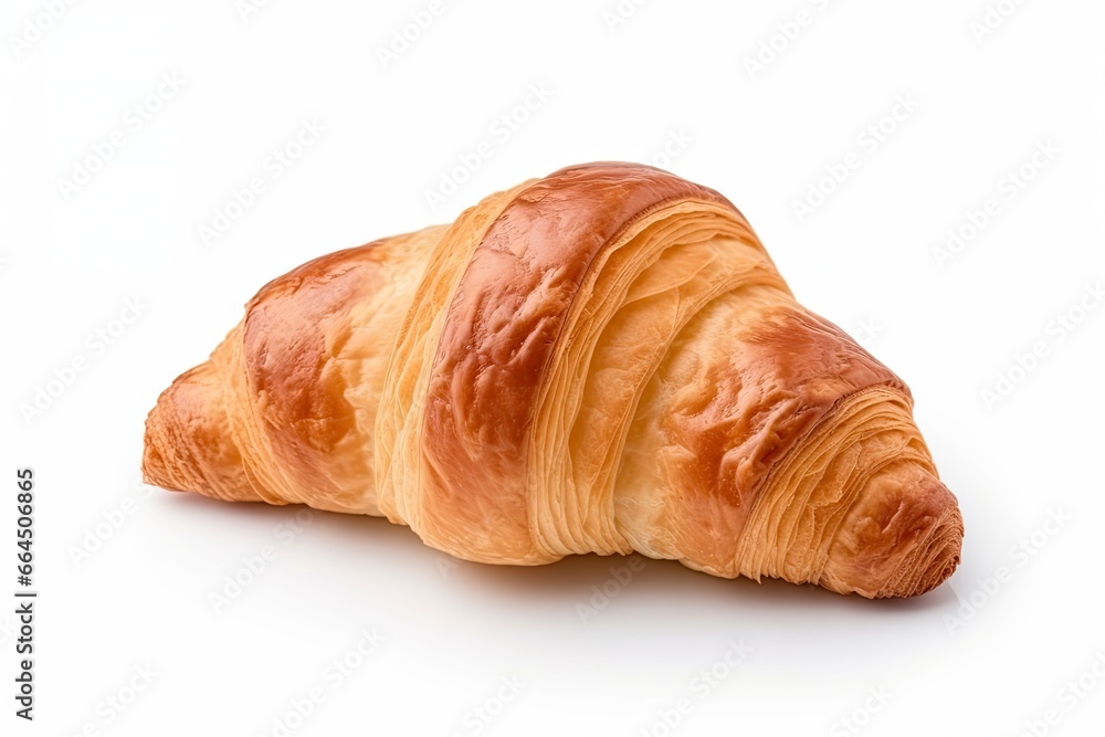 Croissant isolated on white background. Croissant isolated on white background.
